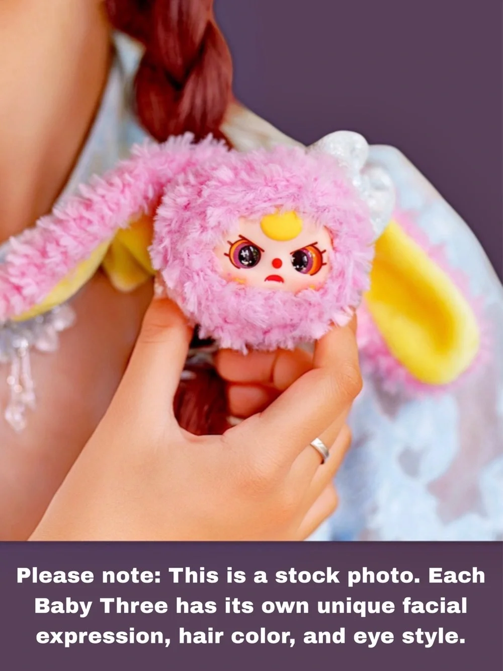 Baby Three Hair Tie Scrunchie Plush